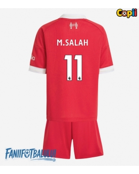 Liverpool Mohamed Salah #11 Echipament de Fotbal Replică 2025-26 Copii Acasa (+ Șorturi)